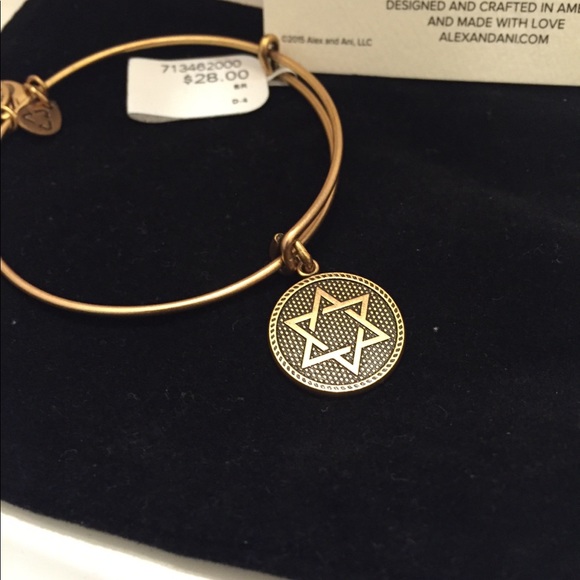 Alex and Ani Star of David Bangle - Picture 2 of 4